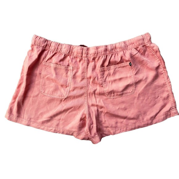 GAP XXL Pink Lyocell Drawstring Shorts NWT | 4" Inseam Casual Chino Style - Picture 6 of 11